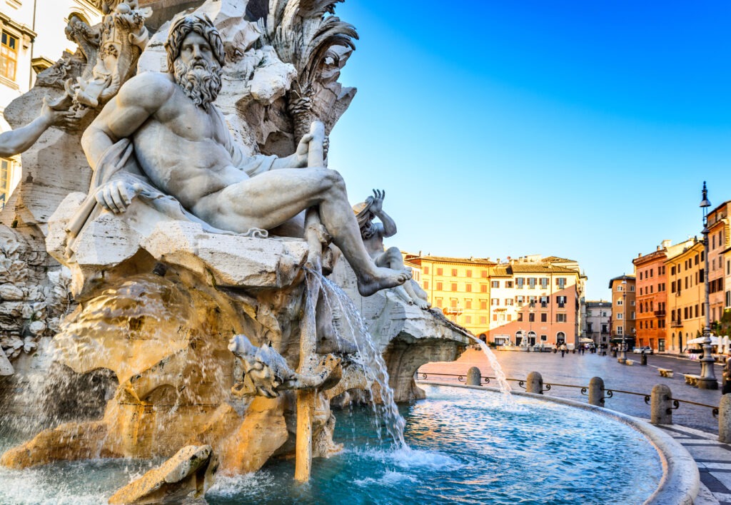 Piazza Navona, Rome in Italy