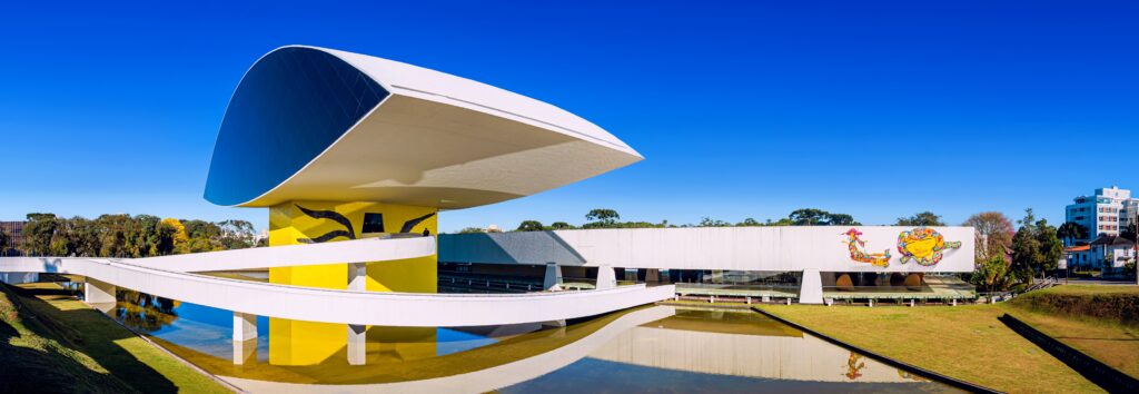 Curitiba,,Paraná,,Brazil.,July,30,,2022.,The,Oscar,Niemeyer,Museum